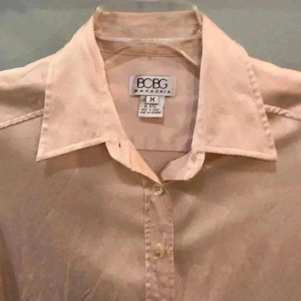 Bcbg Maxazria Silk Blouse Size Medium